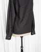 90s HERMÈS Wool Twill Zip Up Shirt Jacket with Selle Buttons Made in France "Dead Stock"