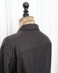 90s HERMÈS Wool Twill Zip Up Shirt Jacket with Selle Buttons Made in France "Dead Stock"