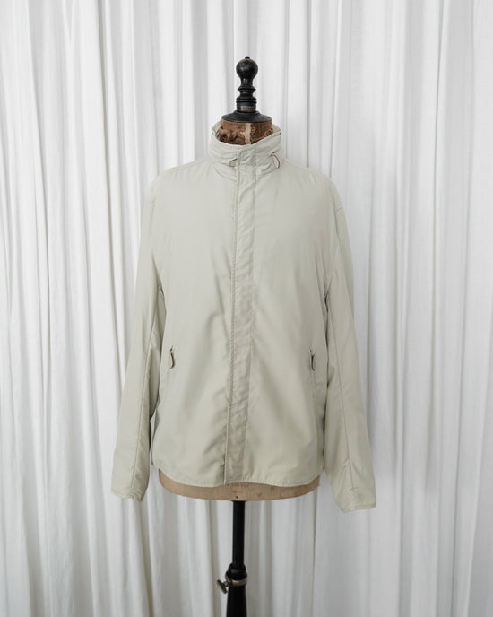 00s HERMES Nylon Jacket with Food Made in France