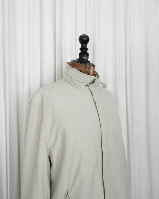 00s HERMES Nylon Jacket with Food Made in France