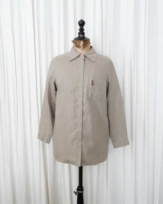 HERMÈS by Martin Margiela  Linen Shirt Jacket