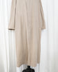 80s HERMÈS Paris "Big Tag" Peach Skin Balmacaan Coat Made in France