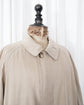 80s HERMÈS Paris "Big Tag" Peach Skin Balmacaan Coat Made in France
