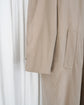 80s HERMÈS Paris "Big Tag" Peach Skin Balmacaan Coat Made in France