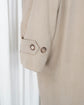 80s HERMÈS Paris "Big Tag" Peach Skin Balmacaan Coat Made in France