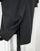 90s HERMES PARIS LEATHER TRIMMED CUFFS & ZIP POCKET BALMACAAN COAT MADE IN FRANCE