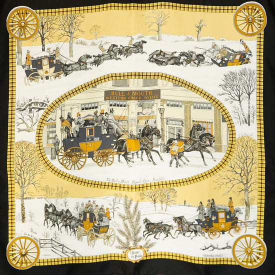 HERMES カレ90 "BULL&MOUTH"