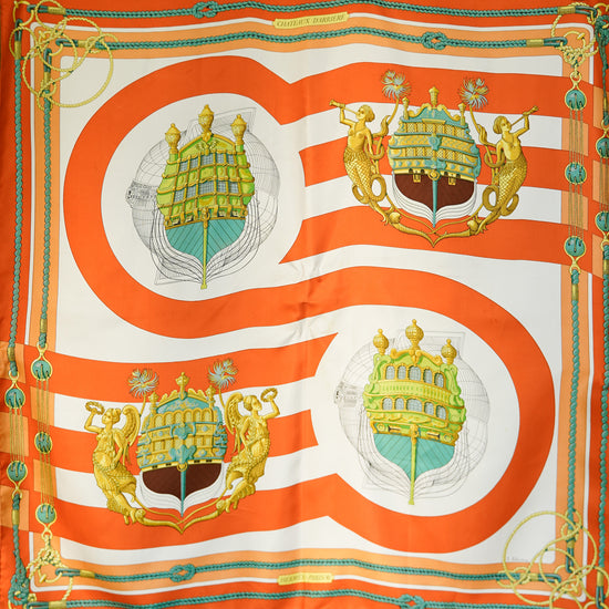 HERMES カレ90 "CHATEAUX D&