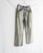 P/DAMAGE DENIM STRAIGHT 5P PANTS