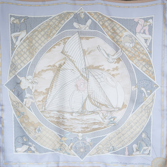 00s HERMES カレ90"VOYAGE au LONG COURS"