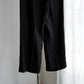 WIDE FLARE PANTS - Rayon Linen Mesh Fab -