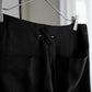 WIDE FLARE PANTS - Rayon Linen Mesh Fab -