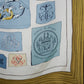 90s HERMES カレ90"CHIFFRES ET MONOGRAMMES ANNEE 1886"