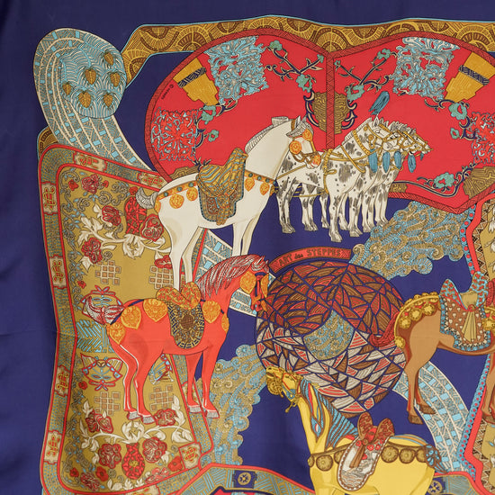 90s HERMES カレ90"ART des STEPPES"
