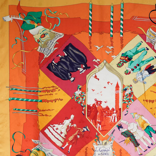 HERMES カレ90"Le Carnaval de Venise"