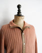 HERMES Made in ITARY Snap button high neck knit jacket