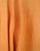 90s HERMÈS Paris  Iconic Hermès Orange Linen B.D Shirt with Crest Embroidery Made in France