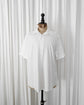 90s HERMÈS Paris  Open Collar Short Sleeve Cotton Shirt  Made in France