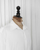 90s HERMÈS Paris  Open Collar Short Sleeve Cotton Shirt  Made in France