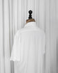 90s HERMÈS Paris  Open Collar Short Sleeve Cotton Shirt  Made in France