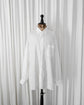 90s HERMÈS Paris  "CHEMISES SUR MESURE" Serie Button Cotton Shirt  Made in France