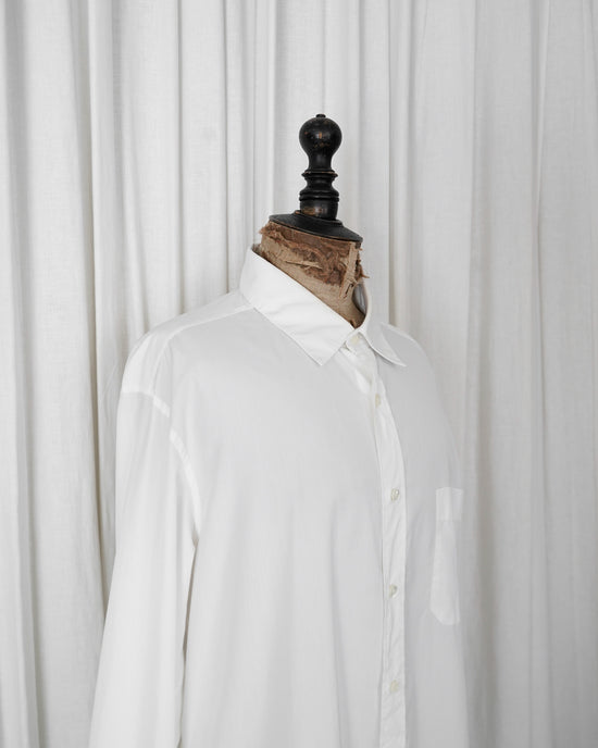 90s HERMÈS Paris  "CHEMISES SUR MESURE" Serie Button Cotton Shirt  Made in France