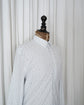 90s HERMÈS Paris  "OXH" Grid Check Jacquard Serie Button Cotton B.D Shirt Made in France