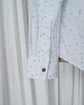 90s HERMÈS Paris  "OXH" Grid Check Jacquard Serie Button Cotton B.D Shirt Made in France