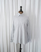 90s HERMÈS Paris  Eiffel Tower Print Cotton Double Cuff Dress Shirt Made in France