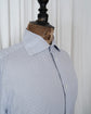 HERMÈS Paris Micro "H" Grid Serie Button Check Cotton Shirt Made in France