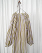Sara mallika Cotton Wave Stripe Print Kaftan Dress