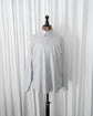 90s HERMÈS Paris  Star Mark Grid Jacquard Serie Button Cotton B.D Shirt Made in France