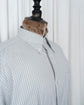 90s HERMÈS Paris  Star Mark Grid Jacquard Serie Button Cotton B.D Shirt Made in France