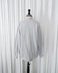 90s HERMÈS Paris  Star Mark Grid Jacquard Serie Button Cotton B.D Shirt Made in France