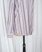 90s HERMÈS Paris  Multi Stripe Serie Button Cotton Shirt Made in France