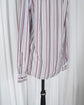 90s HERMÈS Paris  Multi Stripe Serie Button Cotton Shirt Made in France