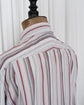 90s HERMÈS Paris  Multi Stripe Serie Button Cotton Shirt Made in France