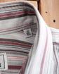 90s HERMÈS Paris  Multi Stripe Serie Button Cotton Shirt Made in France