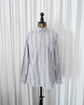 90s HERMÈS Paris  Multi Stripe Serie Button Cotton Shirt Made in France