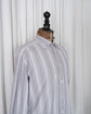 90s HERMÈS Paris  Multi Stripe Serie Button Cotton Shirt Made in France