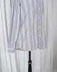 90s HERMÈS Paris  Multi Stripe Serie Button Cotton Shirt Made in France