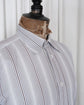 90s HERMÈS Paris  Multi Stripe Serie Button Cotton Shirt Made in France