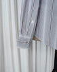 90s HERMÈS Paris  Multi Stripe Serie Button Cotton Shirt Made in France