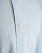 HERMES Made in France Serie button Blue stripe shirt