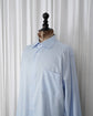90s HERMÈS Paris  "CHEMISES SUR MESURE" Serie Button Cotton Shirt  Made in France