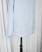 90s HERMÈS Paris  "CHEMISES SUR MESURE" Serie Button Cotton Shirt  Made in France
