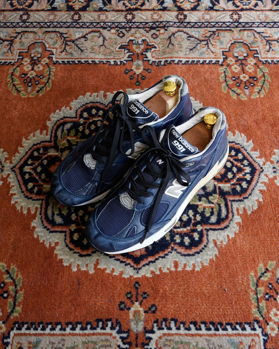 NEW BALANCE 991 NAVY 26.5CM U.K