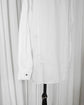 90s HERMÈS Paris  "CHEMISES SUR MESURE" Serie Button Cotton Jacquard Shirt  Made in France