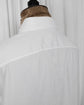 90s HERMÈS Paris  "CHEMISES SUR MESURE" Serie Button Cotton Jacquard Shirt  Made in France