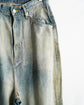 AGING WIDE DENIM 5P PANTES